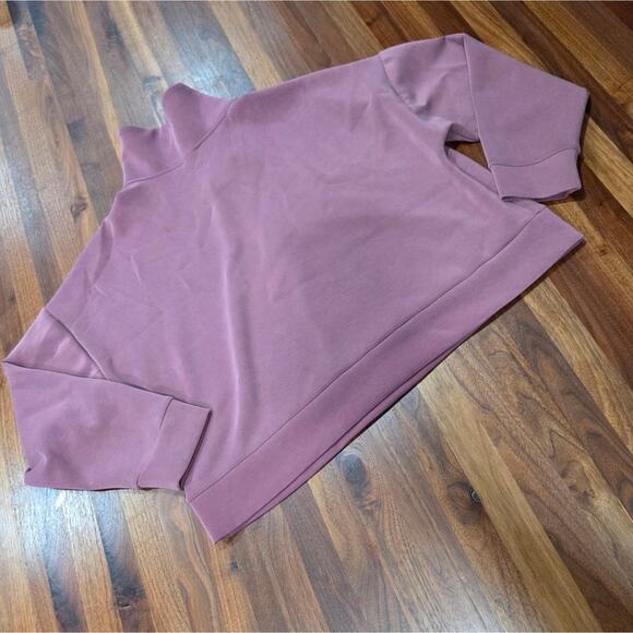 Avia Quarter Zip Pullover Drop Shoulder Crop Length Size XL 16-18 - Picture 2 of 8